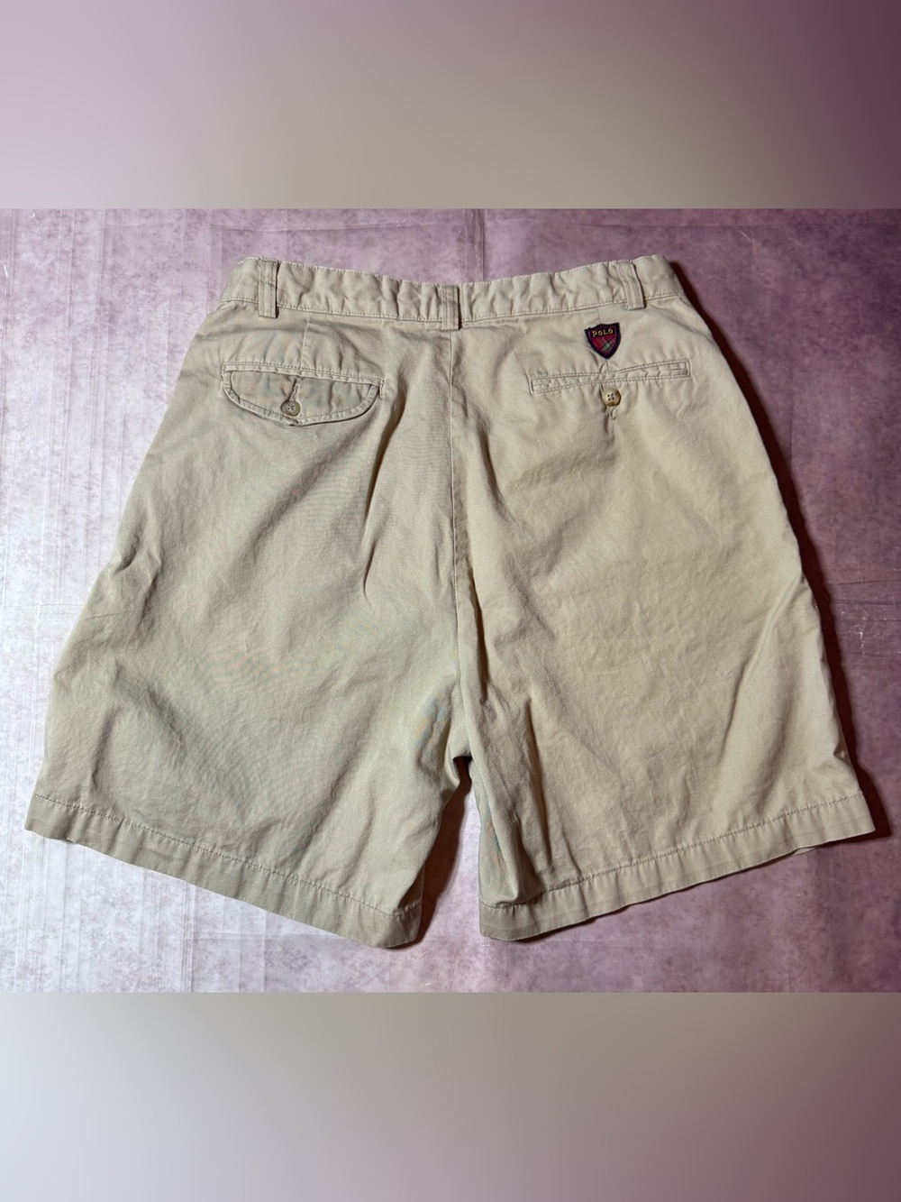 Polo Golf Ralph Lauren Fairway Shorts Men's Sz 32 Beige Classic Retro Outdoors